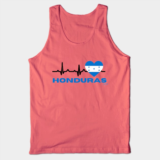 Honduras Heart Beat 504 Tank Top by CA~5